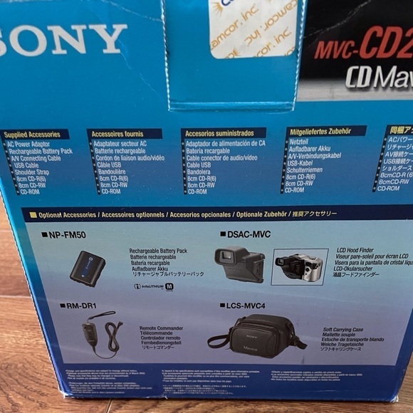 Sony CD Mavica Digital video/ Camera with CD-RW - Picture 7 of 16